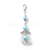Angel Clip-on Charms HJEW-JM00748-2
