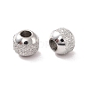 Non-Tarnish Textured 304 Stainless Steel Beads STAS-P306-01A-P-3