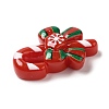 Christmas Theme Opaque Resin Cabochons RESI-E043-01Q-3