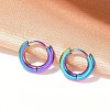 202 Stainless Steel Huggie Hoop Earrings EJEW-F111A-12mm-RC-2