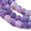 Natural Weathered Agate Beads Strands G-L534-01-6mm-2