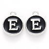 Platinum Plated Alloy Charms LS-ENAM-S118-02E-P-1