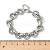 304 Stainless Steel Rolo Chain Bracelets for Women BJEW-S176-01P-B-5