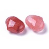 Cherry Quartz Glass Beads G-F659-A35-2