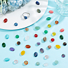 HOBBIESAY 40Pcs 20 Styles Mixed Gemstone Cabochons G-HY0001-54-5