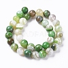Natural Striped Agate/Banded Agate Beads Strands G-G582-10mm-61-2