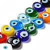 Handmade Evil Eye Lampwork Beads Strands LAMP-E023-07C-09-1