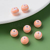 Opaque Striped Acrylic Beads MACR-S373-27D-08-6