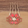 Alloy Hair Comb Findings PW-WGAD31C-07-1