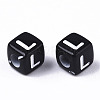 Opaque Acrylic Beads SACR-N002-01L-3