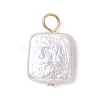 Natural Keshi Pearl Pendants PALLOY-JF04240-03-3