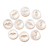 Cat Eye Style Natural Shell Buttons SH-CBAA69B-01D-1