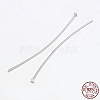 925 Sterling Silver Flat Head Pins STER-F018-01B-7