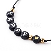 4Pcs 4 Styles Adjustable Nylon Thread Braided Bead Bracelets Sets BJEW-JB06225-7