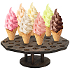 Polygon Wooden Display Stands ODIS-WH0030-100-1