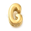 Ion Plating(IP) 304 Stainless Steel Slide Charms STAS-B075-37G-G-1
