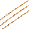 Ion Plating(IP) 304 Stainless Steel Diamond Cut Chunky Curb Chains CHS-CJ0001-30G-4