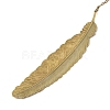 Luminous Brass Feather Bookmark WG51979-03-3