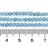 Natural Blue Topaz Beads Strands G-P553-A01-01-5