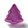 Christmas Themed PET Plastic Cookie Cutters DIY-K056-14-2