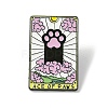Ace of Paws Tarot Card with Cat Enamel Pins JEWB-G027-01A-1