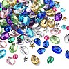 60Pcs 15 Styles Acrylic Rhinestone Flat Back Cabochons GACR-YW0001-05A-2