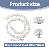1 Strand Natural Keshi Pearl Cultured Freshwater Pearl Beads Strands PEAR-HS0001-26C-2