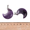 Natural Amethyst Pendants G-Z022-04C-01-3