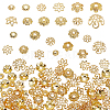 120Pcs 12 Styles Alloy Beads Caps FIND-PH0022-80G-1