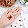 900Pcs 3 Style Round Natural Wood Beads WOOD-OC0001-95-3