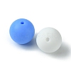 30Pcs 3 Colors Silicone Beads Round Rubber Bead 15MM Loose Spacer Beads for DIY Supplies Jewelry Keychain Making SIL-FS0001-01D-2
