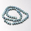 Electroplate Non-magnetic Synthetic Hematite Bead Strands G-F300-56-07-2