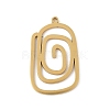 304 Stainless Steel Pendants LS-STAS-G355-08B-G-1