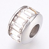 304 Stainless Steel European Beads STAS-O097-122P-2