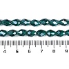 Transparent Electroplate Glass Beads Strands EGLA-N013-T4mm-B24-4
