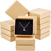 Kraft Paper Cardboard Jewelry Boxes CBOX-WH0001-D05-1