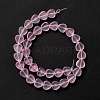 Transparent Glass Beads Strand GLAA-F112-03F-4