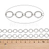 304 Stainless Steel Ring Link Chains CHS-G044-05P-2