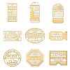 Nickel Decoration Stickers DIY-WH0450-070-1