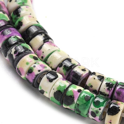 Baking Paint Synthetic Turquoise Beads Strands G-H060-02A-05-1