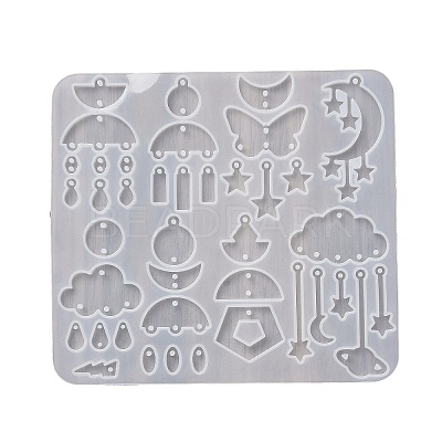 Earrings Pendants DIY Silicone Mold DIY-Q033-07A-1