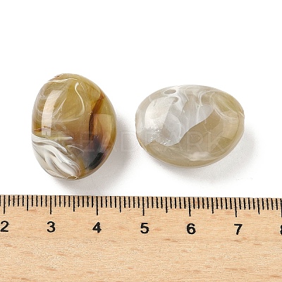 Acrylic Imitation Gemstone Beads MACR-K359-68B-1