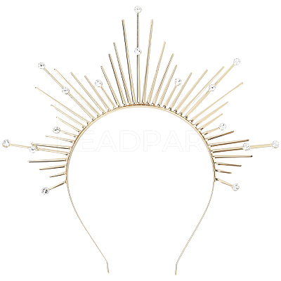 Alloy Virgin Halo Hair Bands OHAR-WH20011-08G-1