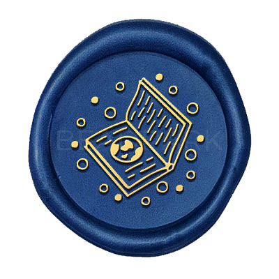 DIY Wood Wax Seal Stamp AJEW-WH0130-454-1