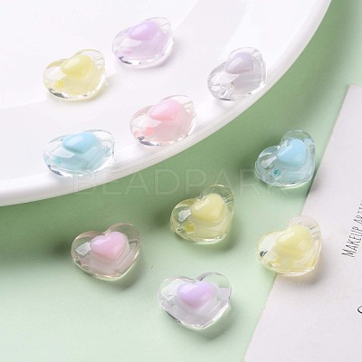 Transparent Acrylic Beads X-TACR-S152-08A-1
