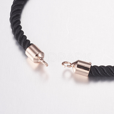 Nylon Twisted Cord Bracelet Making MAK-F019-04RG-1