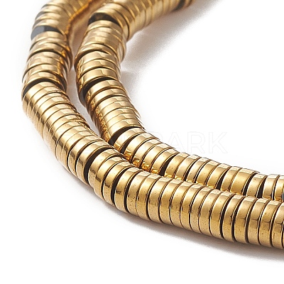 Non-magnetic Synthetic Hematite Beads Strands G-K011-4x1mm-07-1