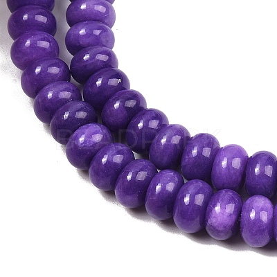 Dyed Natural White Jade Beads Strands G-G107-A24-01-1