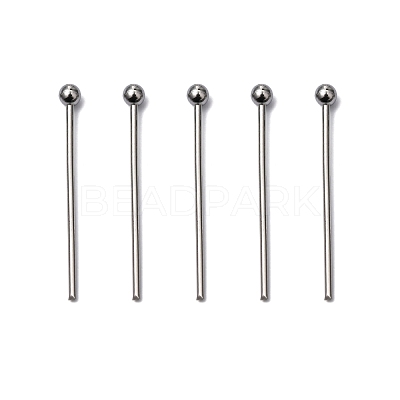 Tarnish Resistant 304 Stainless Steel Ball Head Pins X-STAS-M010-20mm-01-1