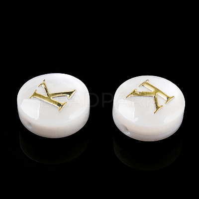 Natural Freshwater Shell Beads SHEL-N036-01K-1